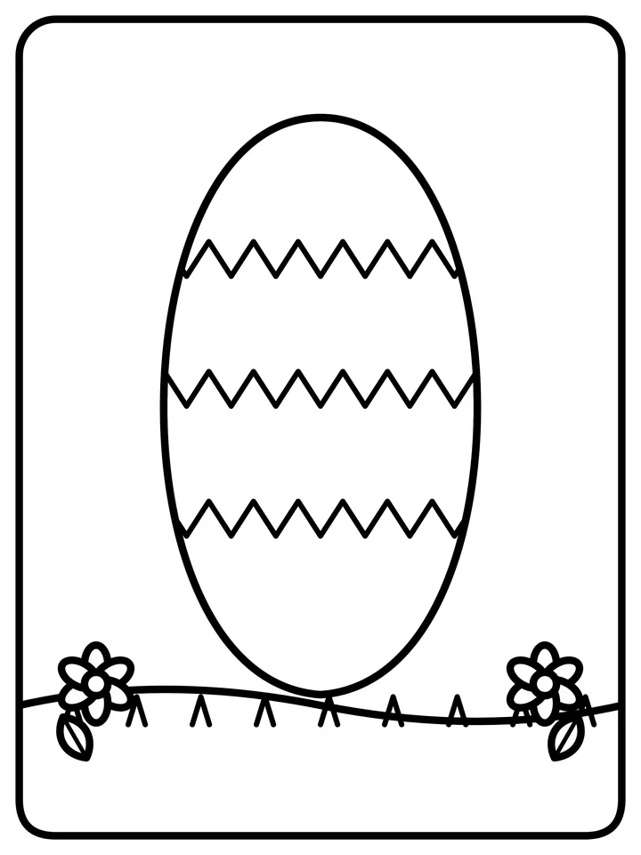 Easter coloring page